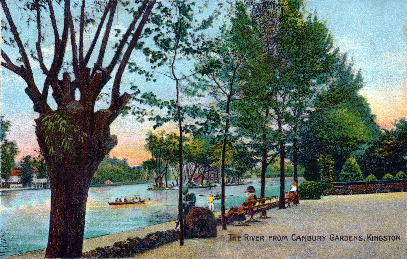 Kingston Canbury Gardens,river view